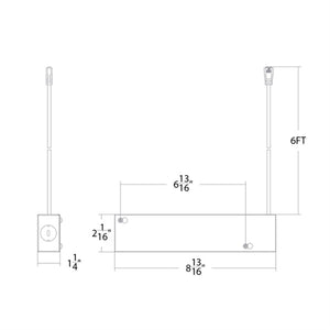 WAC PS-24DC-U96R-T 96W 100-277VAC/24VDC InvisiLED Remote Enclosed Power Supply, 100-5% ELV and TRIAC Dimming