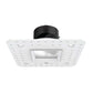WAC R2ASAL-F835-LWT 2" Square Adjustable Trimless Housing, Wet Location, 40 Degrees Beam Spread, 85 CRI, 3500K, Lensed White