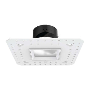 WAC R2ASAL-F835-LWT 2" Square Adjustable Trimless Housing, Wet Location, 40 Degrees Beam Spread, 85 CRI, 3500K, Lensed White