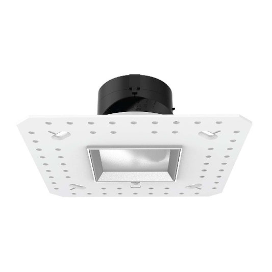 WAC R2ASAL-N840-LHZ 2" Square Adjustable Trimless Housing, Wet Location, 26 Degrees Beam Spread, 85 CRI, 4000K, Lensed Haze