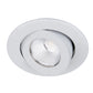 WAC R3BRA-NWD-WT Ocularc Round Recessed Lighting, Dim-to-Warm Color Temperature, Narrow Flood Beam, 3000K-1800K, White