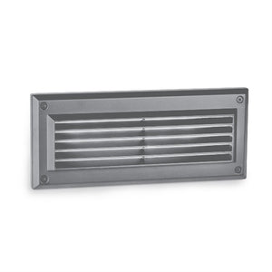 WAC Lighting WL-5205-30-AGH 5.5W Endurance LED Brick Lights Louver Step And Wall Light, 120V, 3000K Color Temperature, 90 CRI, 45 Lumens, Architectural Graphite