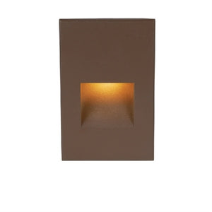 WAC WL-LED200-27-BZ Vertical Rectangle LEDme Step Light, 120-277V, 2700K Color Temperature, Bronze