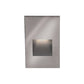 WAC WL-LED200-27-SS Vertical Rectangle LEDme Step Light, 120-277V, 2700K Color Temperature, Stainless Steel