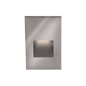 WAC WL-LED200-27-SS Vertical Rectangle LEDme Step Light, 120-277V, 2700K Color Temperature, Stainless Steel