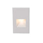 WAC WL-LED200-27-WT Vertical Rectangle LEDme Step Light, 120-277V, 2700K Color Temperature, White