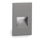 WAC Lighting WL-LED200-C-GH 3.5W Vertical Rectangle LEDme Step Light, 120V, 3000K Color Temperature, 85 CRI, Graphite