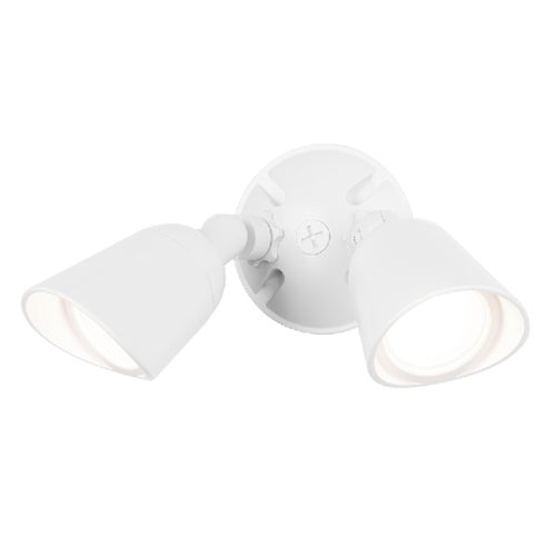 WAC Lighting WP-LED430-50-AWT 30W Outdoor Endurance LED Double Wallpack Spot Light, 3000K Color Temperature, 1030x2 Lumens, Architectural White