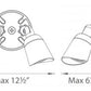 WAC Lighting WP-LED430-50-AWT 30W Outdoor Endurance LED Double Wallpack Spot Light, 3000K Color Temperature, 1030x2 Lumens, Architectural White
