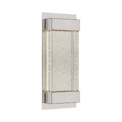 WAC Lighting WS-12713-PN 8W 13" Mythical Vertical LED Wall Sconce, 3000K Color Temperature, 90 CRI, 139 Lumens, Polished Nickel
