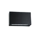 WAC Lighting WS-25612-BK 29W Blok Horizontal 12" LED Wall Sconce, 3000K Color Temperature, 90 CRI, 1162 Lumens, CA Title 24 Compliant, Black