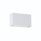 WAC Lighting WS-25612-WT 29W Blok Horizontal 12" LED Wall Sconce, 3000K Color Temperature, 90 CRI, 1162 Lumens, CA Title 24 Compliant, White