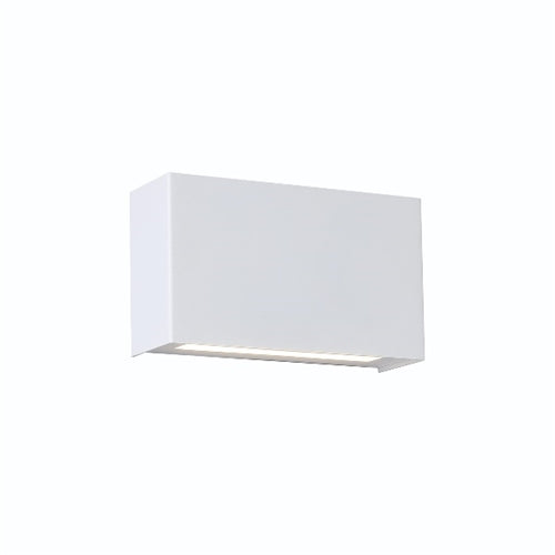 WAC Lighting WS-25612-WT 29W Blok Horizontal 12" LED Wall Sconce, 3000K Color Temperature, 90 CRI, 1162 Lumens, CA Title 24 Compliant, White