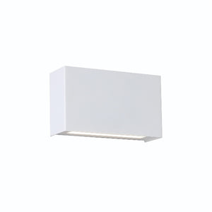 WAC Lighting WS-25612-WT 29W Blok Horizontal 12" LED Wall Sconce, 3000K Color Temperature, 90 CRI, 1162 Lumens, CA Title 24 Compliant, White