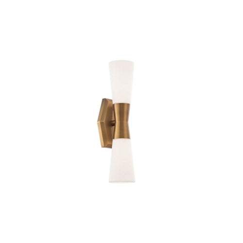 WAC WS-30024-AB 24" 32W Locke Bath and Wall Light, 3000K, 2291 Lumens, Aged Brass