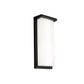 WAC WS-W190114-CS-BK 14" Vega Tall Outdoor Wall Sconce, Selectable CCT 2700K/3000K/3500K/4000K/5000K, 90 CRI, 1375 Lumens, Black