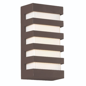 WAC Lighting WS-W23614-BZ 12W 14" Folsom LED Outdoor Wall Sconce 3000K, 3000K Color Temperature, 90 CRI, 965 Lumens, Bronze