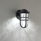 WAC Lighting WS-W24509-BK 10W 9" Steampunk Outdoor LED Wall Sconce, 3000K Color Temperature, 90 CRI, 365 Lumens, Black