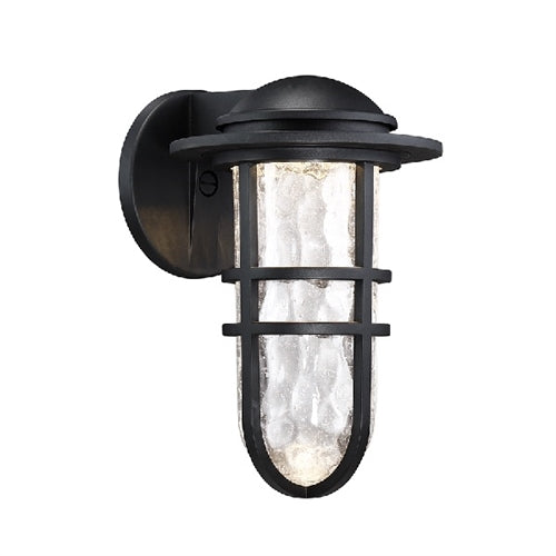 WAC Lighting WS-W24513-BK 10W 13" Steampunk Outdoor LED Wall Sconce, 3000K Color Temperature, 90 CRI, 440 Lumens, Black