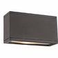 WAC Lighting WS-W2509-BZ 16W Rubix Single LED Wall Mount, 3000K Color Temperature, 90 CRI, 805 Lumens, Bronze