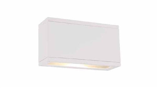 WAC Lighting WS-W2509-WT 16W Rubix Single LED Wall Mount, 3000K Color Temperature, 90 CRI, 805 Lumens, White