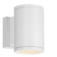 WAC Lighting WS-W2604-WT 6.5" Tube Double LED Light Outdoor Wall Sconce, 16W, 800 Lumens, 3000K Color Temperature, 90 CRI, White