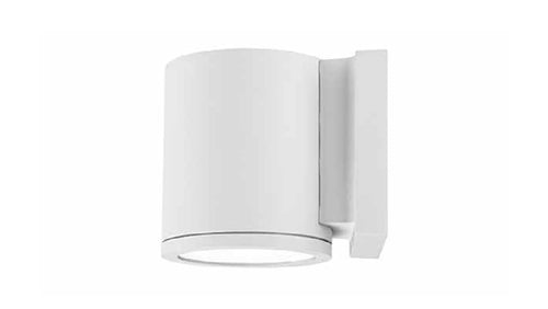 WAC Lighting WS-W2605-WT 5" Tube Single LED Light Outdoor Wall Sconce, 30W, 1750 Lumens, 3000K Color Temperature, 90 CRI, White