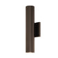 WAC Lighting WS-W36614-BZ 21W 14" Caliber Outdoor LED Wall Sconce, 3000K Color Temperature, 90 CRI, 1500 Lumens, Bronze