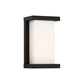WAC WS-W47809-BK 9" 34W Case LED Outdoor Wall Sconce, 3000K Color Temperature, Black