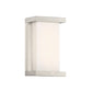 WAC WS-W47809-SS 9" 34W Case LED Outdoor Wall Sconce, 3000K Color Temperature, Stainless Steel