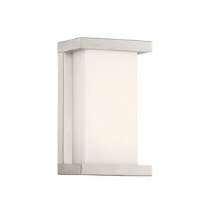 WAC WS-W47809-SS 9" 34W Case LED Outdoor Wall Sconce, 3000K Color Temperature, Stainless Steel
