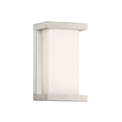 WAC WS-W47809-SS 9" 34W Case LED Outdoor Wall Sconce, 3000K Color Temperature, Stainless Steel