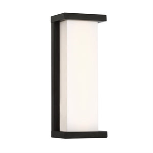 WAC WS-W47814-BK 14" 34W Case LED Outdoor Wall Sconce, 3000K Color Temperature, Black