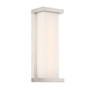 WAC WS-W47814-SS 14" 34W Case LED Outdoor Wall Sconce, 3000K Color Temperature, Stainless Steel