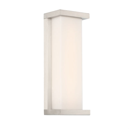 WAC WS-W47814-SS 14" 34W Case LED Outdoor Wall Sconce, 3000K Color Temperature, Stainless Steel