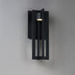 WAC Lighting WS-W48616-BK 12W 16" Chamber Outdoor LED Wall Sconce, 3000K Color Temperature, 90 CRI, 1000 Lumens, Black