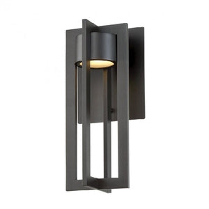 WAC Lighting WS-W48620-BZ 18W 20" Chamber Outdoor LED Wall Sconce, 3000K Color Temperature, 90 CRI, 1600 Lumens, Bronze