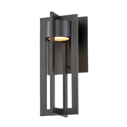 WAC Lighting WS-W48620-BZ 18W 20" Chamber Outdoor LED Wall Sconce, 3000K Color Temperature, 90 CRI, 1600 Lumens, Bronze