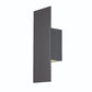 WAC Lighting WS-W54614-BL 11W 14" Icon LED Outdoor Wall Sconce, 3000K Color Temperature, 90 CRI, Black