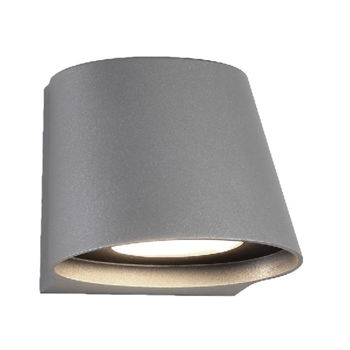 WAC Lighting WS-W65607-GH 16.5W 6" Tall LED Outdoor Wall Sconce, 3000K Color Temperature, 90 CRI, 120-277V, 1165 Lumens, 850 Lumens, Graphite