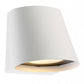 WAC Lighting WS-W65607-WT 16.5W 6" Tall LED Outdoor Wall Sconce, 3000K Color Temperature, 90 CRI, 120-277V, 1165 Lumens, 850 Lumens, White