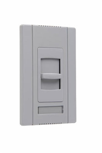 Wattstopper CD1100GRY Titan 1100W Incandescent Single Pole, Slide-to-Off Dimmer, Narrow, Gray