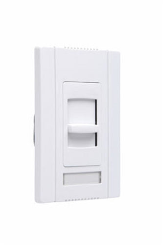Wattstopper CD1100W Titan 1100W Incandescent Single Pole, Slide-to-Off Dimmer, Narrow, White