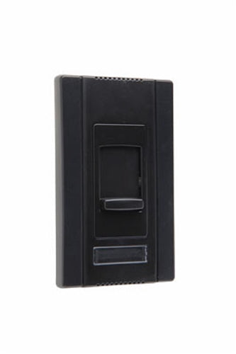 Wattstopper CDLV1100BK 1100VA Magnetic Low Voltage Single Pole, Slide-to-Off Dimmer, Narrow, Black