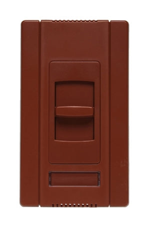 Wattstopper CDLV1100RED 1100VA Magnetic Low Voltage Single Pole, Slide-to-Off Dimmer, Narrow, Red