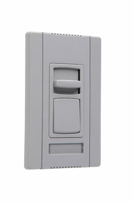 Wattstopper CDLV1103PGRY 1100VA Magnetic Low Voltage Single Pole/ 3-Way, Preset Dimmer, Narrow, Gray