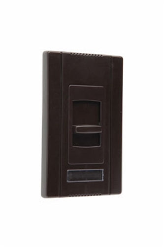 Wattstopper CDLV700 700VA Magnetic Low Voltage Single Pole, Slide-to-Off Dimmer, Narrow, Brown
