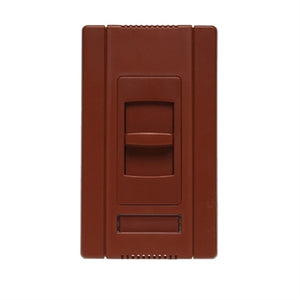 Wattstopper CDLV700RED 700VA Magnetic Low Voltage Single Pole, Slide-to-Off Dimmer, Narrow, Red