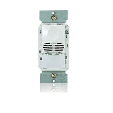 Wattstopper DSW-301-347-W Dual Tech Wall Switch Occupancy Sensor, 347V, White