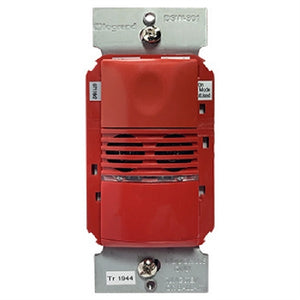 Wattstopper DSW-301-R Dual Tech Wall Switch Occupancy Sensor, 120/277V, Red
